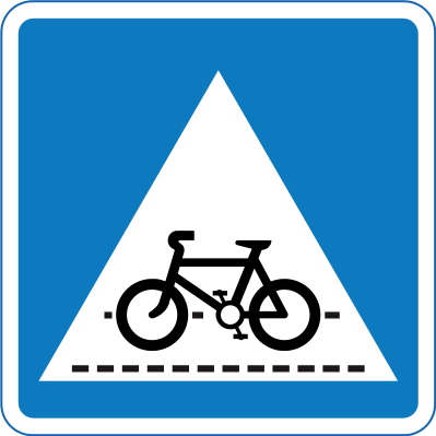 Datei:Singapore Road Signs - Information Sign - Pedal Cycle Crossing.svg