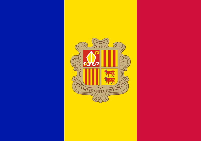 Datei:Flag of Andorra.svg