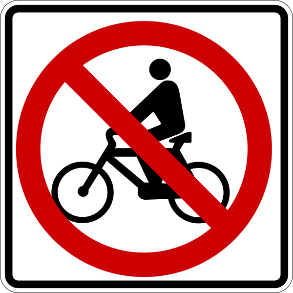 Datei:No Bicycles sign (Mexico).svg