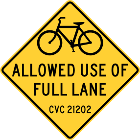 Datei:SF BIKE Lane SIGN.svg